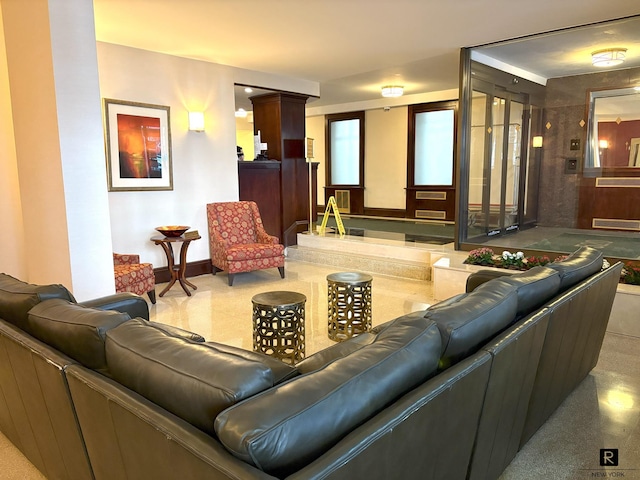 view of living area