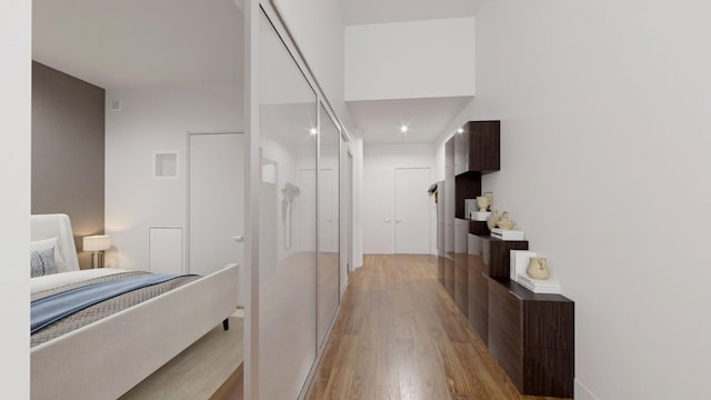 27-28 Thomson Ave Unit S415, New York City, NY 11101 - corridor with light wood-style flooring