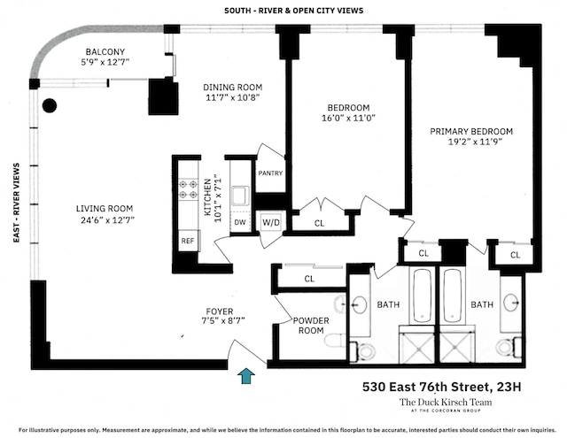 530 E 76th St Unit 23H, New York City, NY 10021 - property floor plan