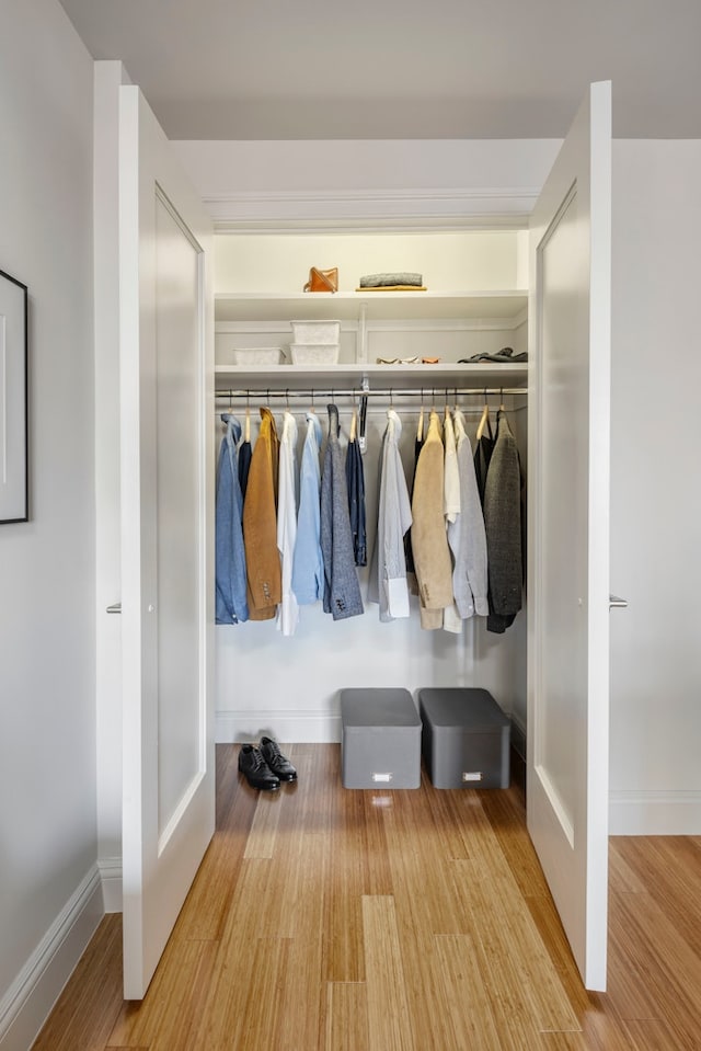 view of closet