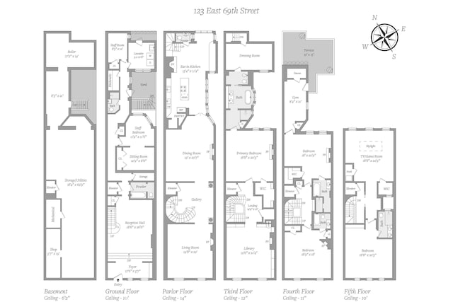 123 E 69th St, New York City, NY 10021 - home floor plan