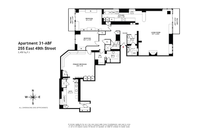 255 E 49th St Unit 31Abf, New York City, NY 10022 - room layout