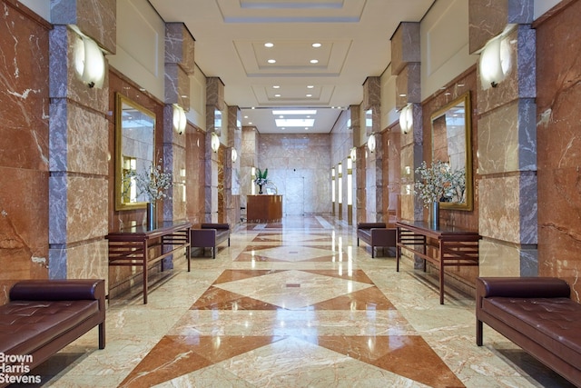 view of community lobby