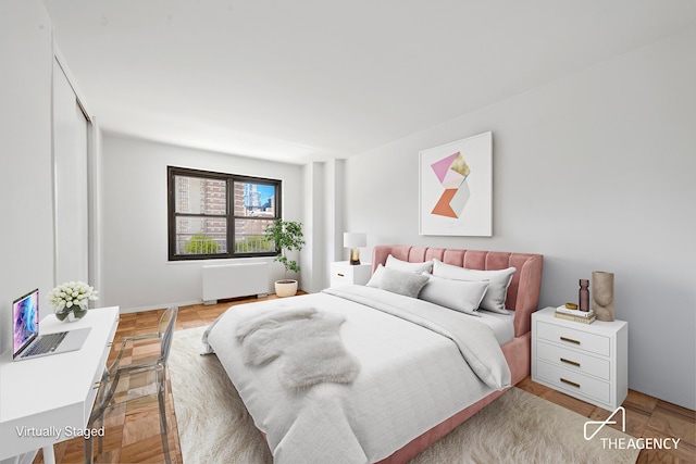 142 W End Ave Unit 6U, New York City, NY 10023 - bedroom with radiator and baseboards