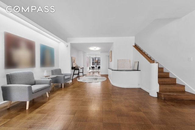 219 E 49th St, New York City, NY 10017 - interior space with stairs