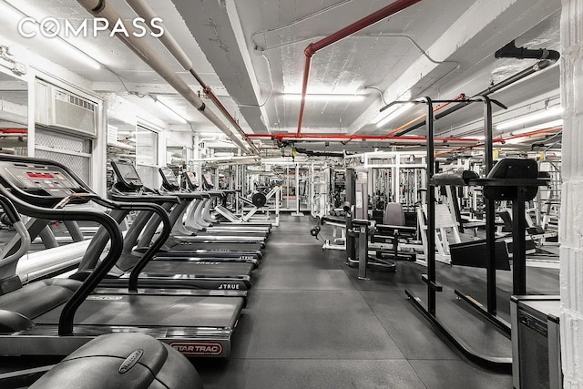 view of exercise room