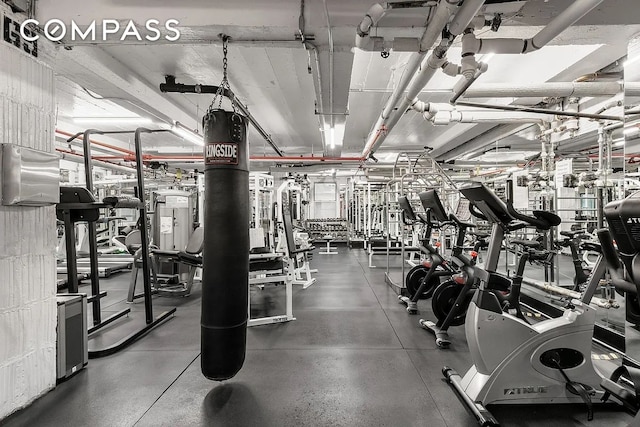 view of gym