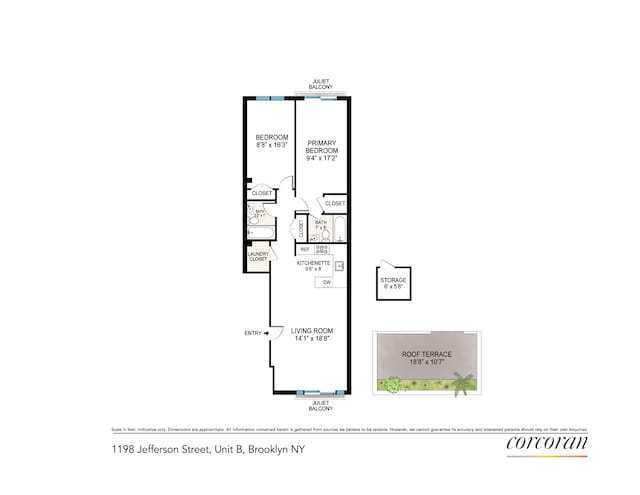 1198 Jefferson Ave Unit B, New York City, NY 11221 - view of layout