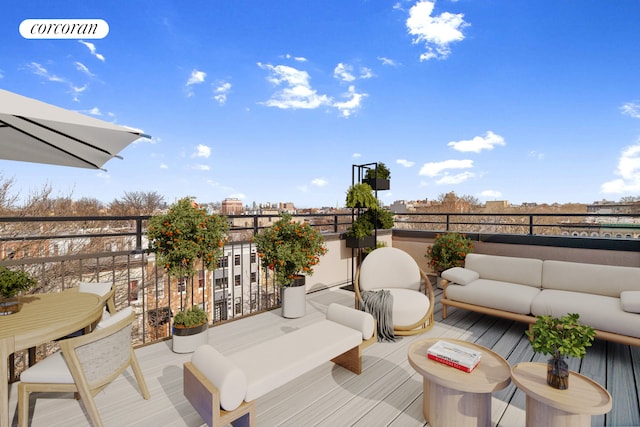 1198 Jefferson Ave Unit B, New York City, NY 11221 - view of wooden deck