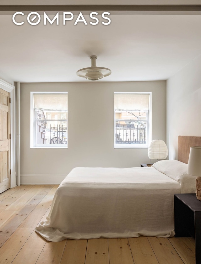 125 W 15th St, New York City, NY 10011 - bedroom with light wood-style floors