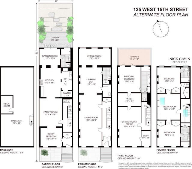 125 W 15th St, New York City, NY 10011 - view of home floor plan