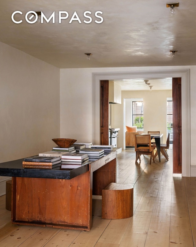 125 W 15th St, New York City, NY 10011 - dining space featuring light wood-type flooring