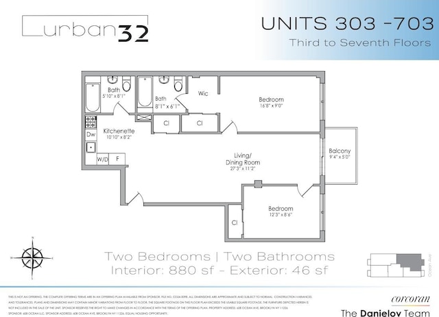 608 Ocean Ave Unit 403, New York City, NY 11226 - home floor plan