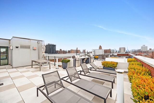 2351 Adam Clayton Powell Jr Blvd Unit 315, New York City, NY 10030 - view of patio featuring a view of skyline