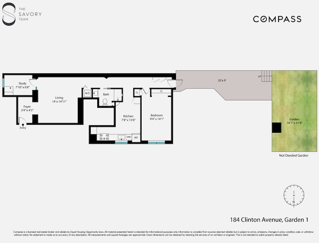 184 Clinton Ave Unit Garden1, New York City, NY 11205 - view of room layout