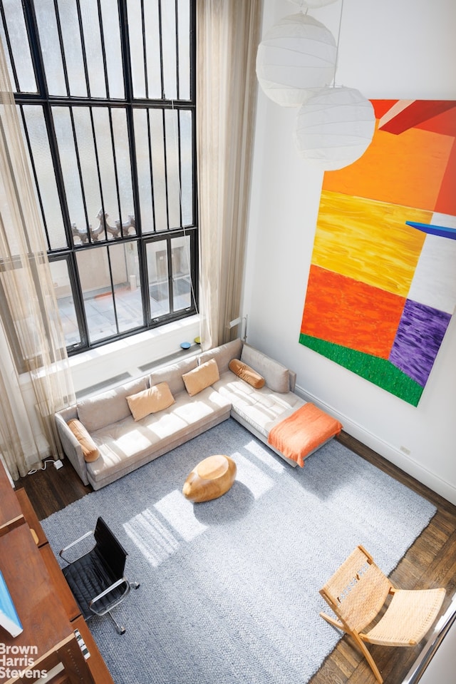 1 W 67th St Unit 309, New York City, NY 10023 - living area featuring wood finished floors