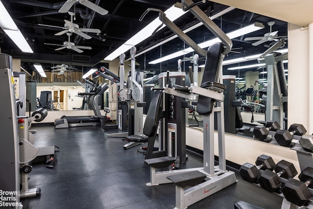 1 W 67th St Unit 309, New York City, NY 10023 - gym featuring ceiling fan