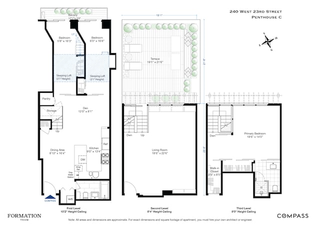 240 W 23rd St Phc, Phc, New York City, NY 10011 - room layout