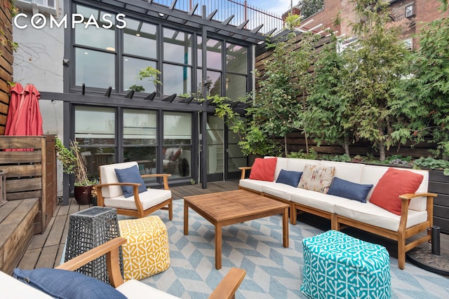 240 W 23rd St Phc, Phc, New York City, NY 10011 - view of patio featuring outdoor lounge area