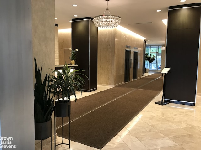 75 Henry St Unit 30K, New York City, NY 11201 - community lobby with recessed lighting