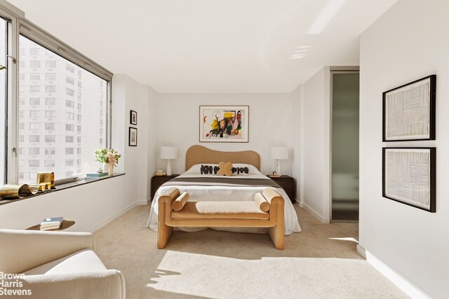 150 Columbus Ave Unit 18F, New York City, NY 10023 - carpeted bedroom with baseboards