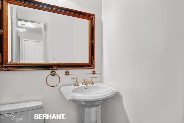 bathroom with toilet