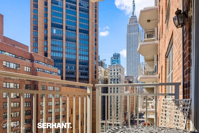 132 E 35th St Unit 16Gh, New York City, NY 10016 - balcony with a view of city