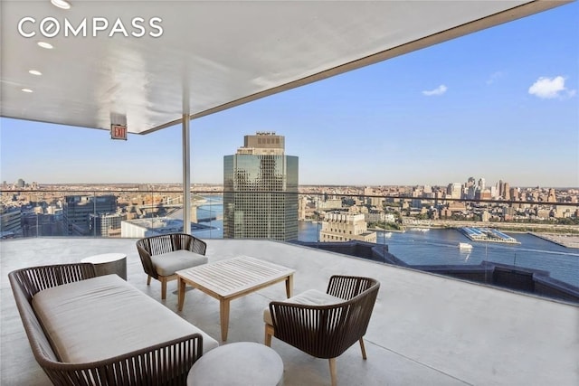 75 Wall St Unit 24M, New York City, NY 10005 - balcony with a view of city