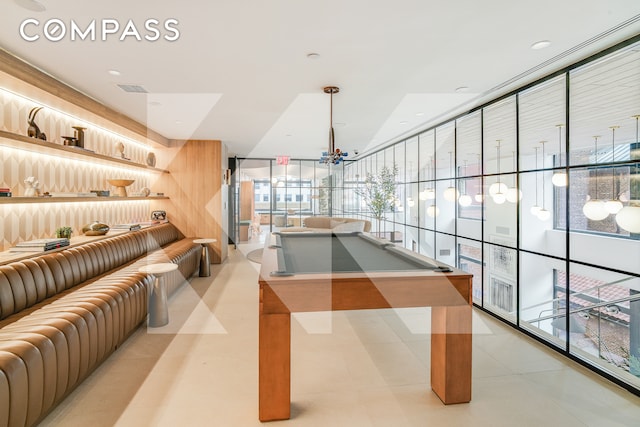 lobby featuring visible vents