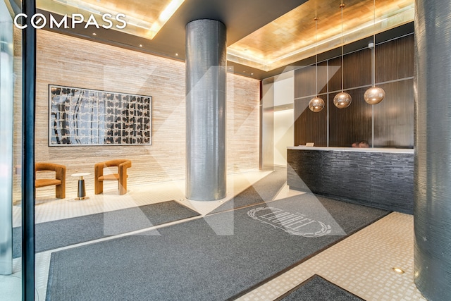 view of reception area