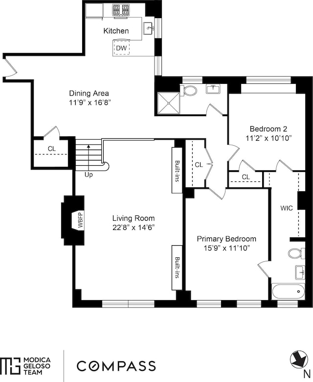 434 E 52nd St Unit 10E, New York City, NY 10022 - floor plan / room layout