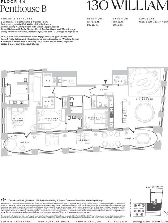 130 William St Unit 64B, New York City, NY 10038 - view of property floor plan
