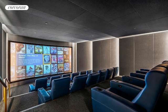 130 William St Unit 43C, New York City, NY 10038 - cinema with a decorative wall