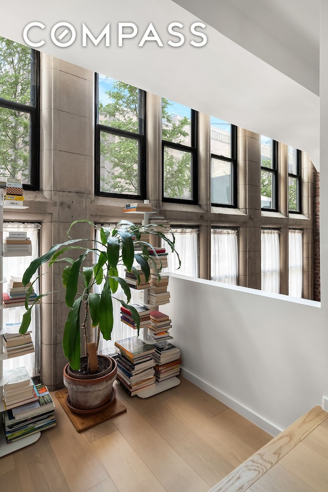 248 E 31st St Unit 1D, New York City, NY 10016 - detailed view of wood finished floors and baseboards