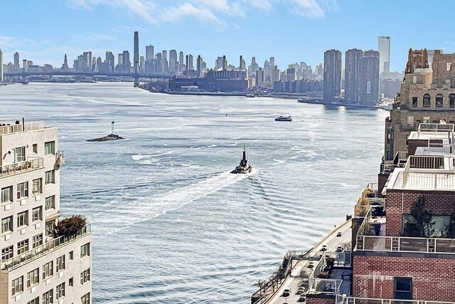 20 Sutton Pl S Unit 16/17Ef, New York City, NY 10022 - water view featuring a city view