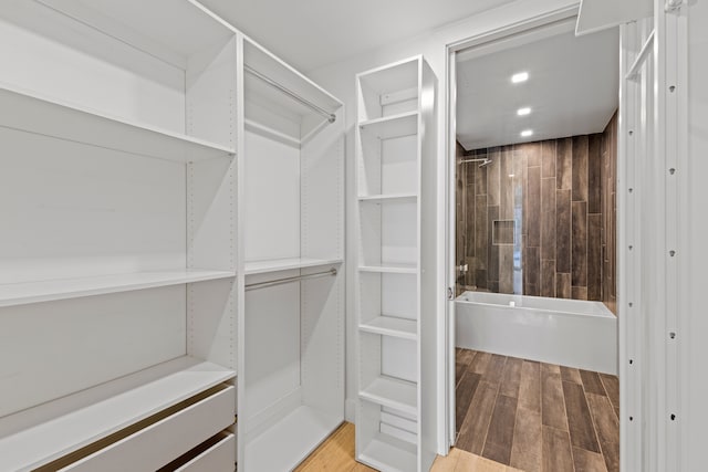245 E 53rd St Unit 2, New York City, NY 10022 - spacious closet with light wood-style flooring