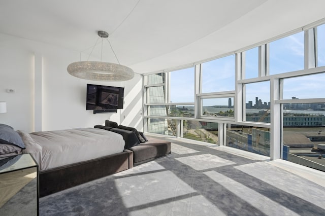 100 11th Ave Unit 12-B, New York City, NY 10011 - bedroom with floor to ceiling windows
