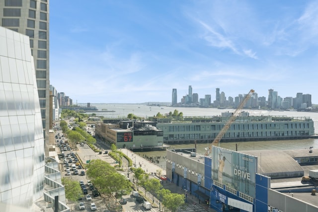view of city featuring a large body of water