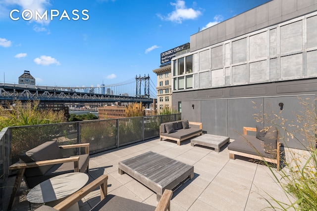 view of patio / terrace featuring outdoor lounge area