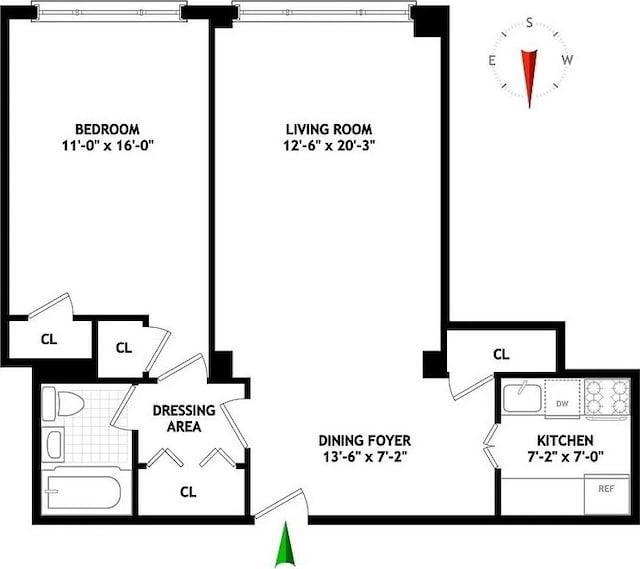 floor plan / room layout