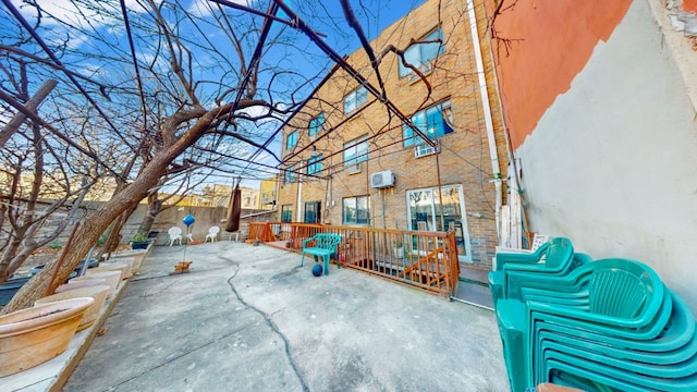 view of patio with fence