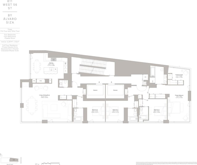 611 W 56th St Unit 12, New York City, NY 10019 - home floor plan