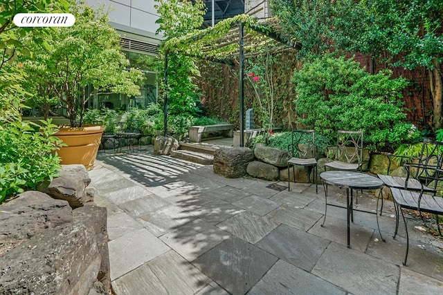 view of patio
