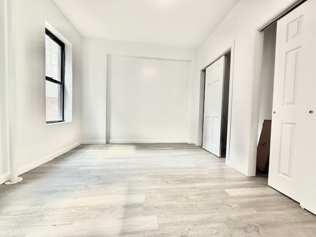 504 W 139th St Unit 14, New York City, NY 10031 - spare room featuring light wood-style floors and baseboards
