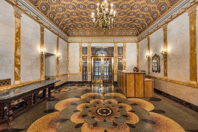 260 W End Ave Unit 3D, New York City, NY 10023 - lobby featuring crown molding