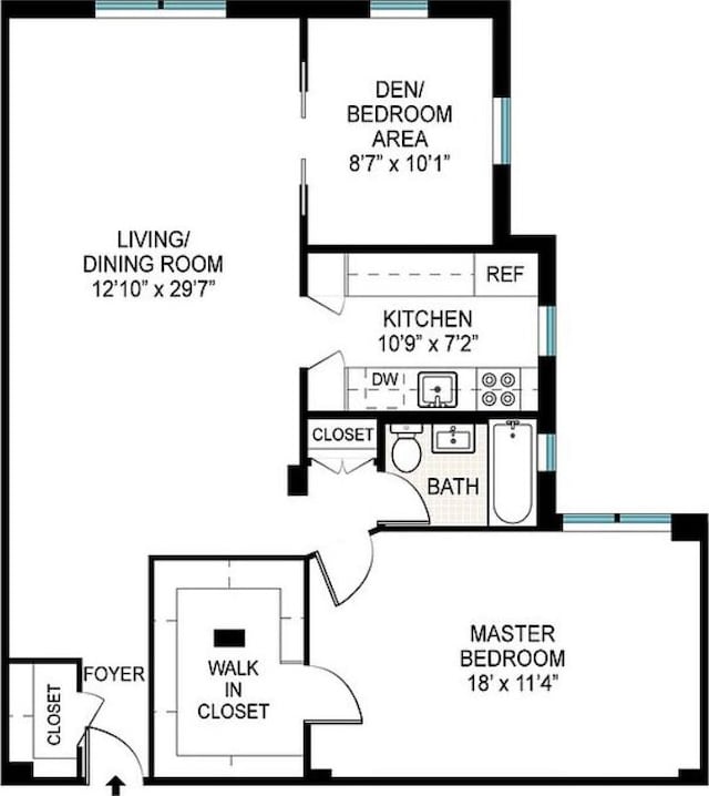 floor plan / room layout