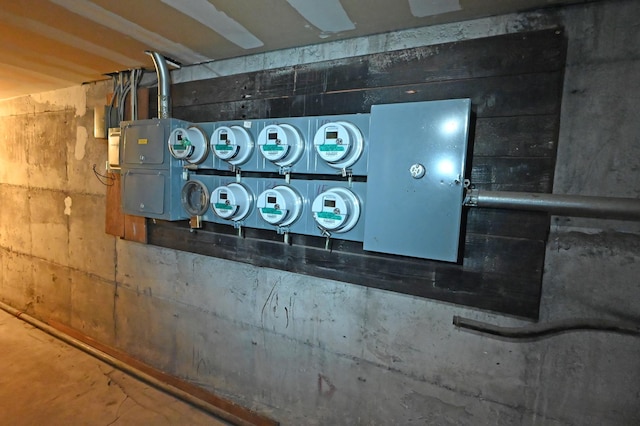 10-53 115th St, New York City, NY 11356 - utility room with electric meter