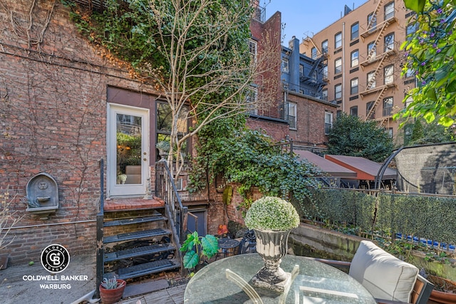 240 E 32nd St Unit 1A, New York City, NY 10016 - view of patio / terrace featuring fence