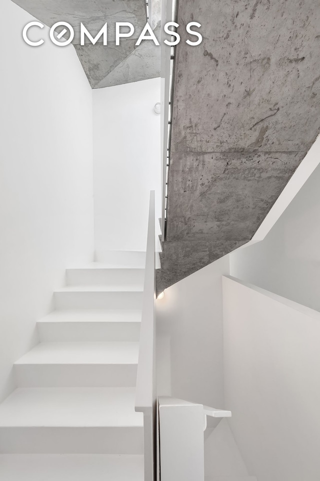 view of staircase