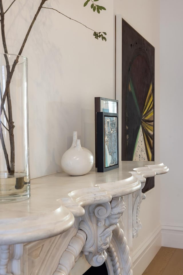 view of room details
